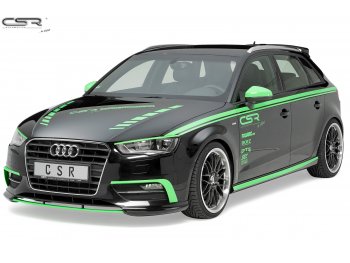 Накладка на передний бампер от CSR Automotive на Audi A3 8V