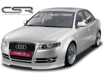 Накладка на передний бампер Var2 от CSR Automotive на Audi A4 B7
