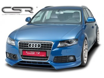 Накладка на передний бампер от CSR Automotive Var2 на Audi A4 B8