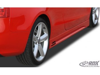 Накладки на пороги GT-Race от RDX на Audi A5 8T Coupe / Cabrio рестайл