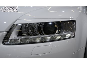 Реснички на фары от RDX Racedesign на Audi A6 C6 рестайл
