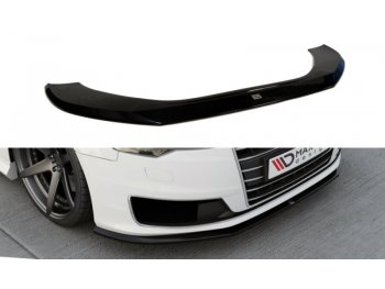 Накладка на передний бампер от Maxton Design для Audi A6 C7 Ultra