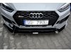 Сплиттер переднего бампера Maxton Design для Audi RS5 B9