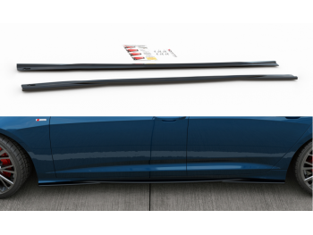 Сплиттеры порогов Maxton Design для Audi A6 C8 S-Line / S6 C8