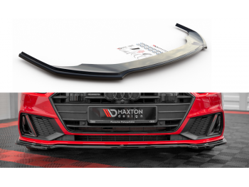 Сплиттер переднего бампера Maxton Design для Audi A7 C8 S-Line
