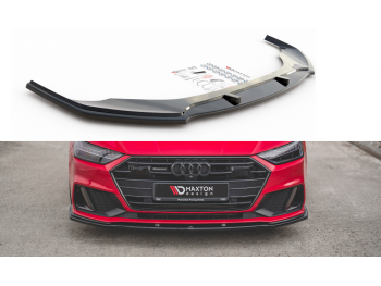 Сплиттер переднего бампера Maxton Design для Audi A7 C8 S-Line