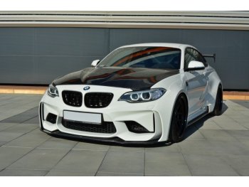 Комплект для расширения кузова с карбоновыми сплиттерами от Maxton Design на BMW M2 F87
