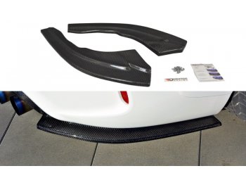 Накладки сплиттеры карбон боковые на задний бампер от Maxton Design на BMW M2 F87
