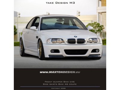Бампер передний M3 Look от Maxton Design на BMW 3 E46 Coupe / Cabrio