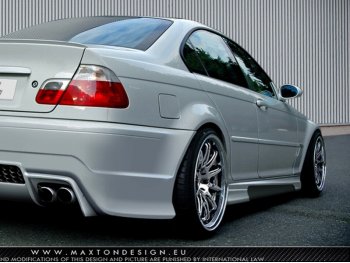 Накладки на пороги Generation V Look от Maxton Design на BMW 3 E46 Sedan / Touring