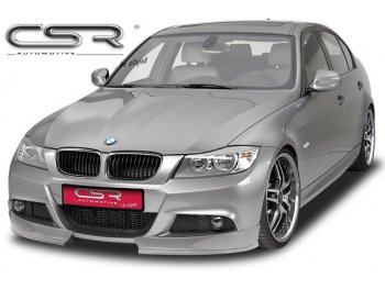 Накладка на передний бампер от CSR Var3 на BMW 3 E90 Limousine / E91 Touring рестайл