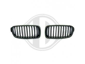 Решётка радиатора от HD Glossy Black на BMW 3 F30 / F31
