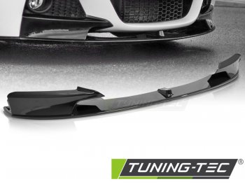 Накладка на передний бампер чёрный глянец M-Performance от Tuning-Tec для BMW 3 F30 / F31