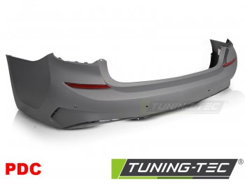 Бампер задний глянец в стиле M-Tech под парктроники от Tuning-Tec на BMW 3 G20 / G21