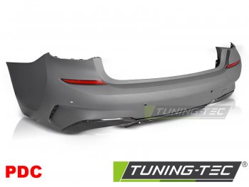 Бампер задний глянец в стиле M-Tech под парктроники от Tuning-Tec на BMW 3 G20 / G21