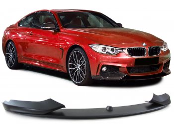 Накладка сплиттер на передний бампер в стиле M-Performance для BMW 4 F32 / F33 / F36