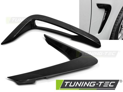 Накладки на передние крылья чёрный глянец M-Performance от Tuning-Tec для BMW 4 F32 / F33 / F36