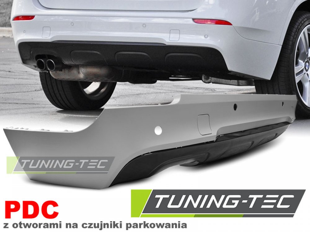 Бампер задний M-Tech Look под датчики парковки от Tuning-Tec на BMW X1 E84 Diesel