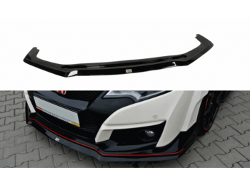 Накладка на передний бампер от Maxton Design для Honda Civic X Type R