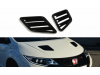 Воздухозаборники в капот от Maxton Design для Honda Civic X Type R