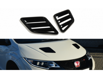 Воздухозаборники в капот от Maxton Design для Honda Civic X Type R