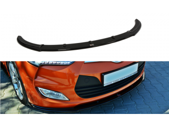 Накладка на передний бампер от Maxton Design на Hyundai Veloster