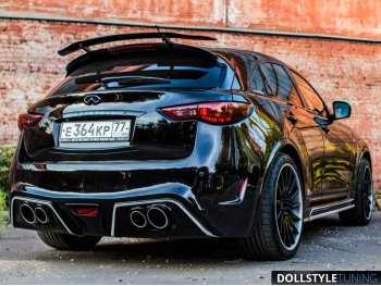 Бампер задний F-51 на Infiniti FX35, FX37, FX50 (QX70)