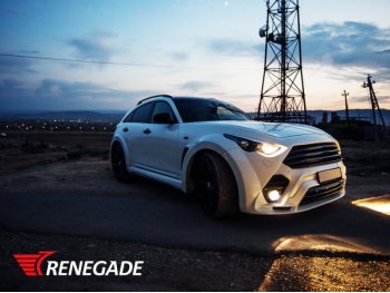 Комплект обвеса Renegade V2 для Infiniti QX70 / FX S51 без расширения