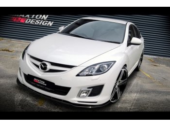 Накладка на пердний бампер MAXTON Design для Mazda 6 GH Dynamic Sport