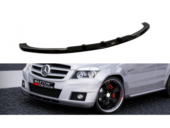 Накладка сплиттер на передний бампер от Maxton Design на Mercedes GLK класс X204