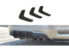 Накладки на задний бампер MAXTON Design для Mercedes C класс W204 AMG-Line