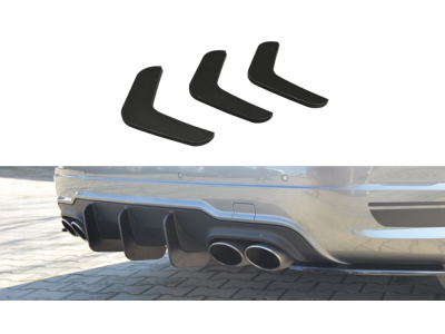 Накладки на задний бампер MAXTON Design для Mercedes C класс W204 AMG-Line