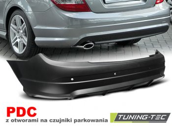 Бампер задний в стиле AMG C63 от Tuning-Tec на Mercedes C класс W204