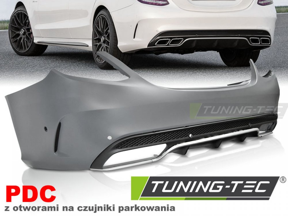Бампер задний AMG C63 Look от Tuning-Tec на Mercedes C класс W205