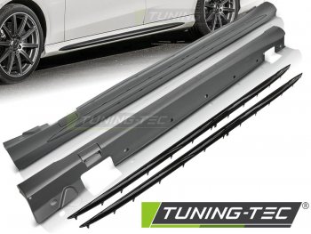 Накладки порогов в стиле AMG 6.3 от Tuning-Tec на Mercedes E класс W212 рестайл