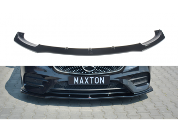 Сплиттер для переднего бампера от Maxton Design на Mercedes E W213 Coupe AMG-Line / E43 AMG