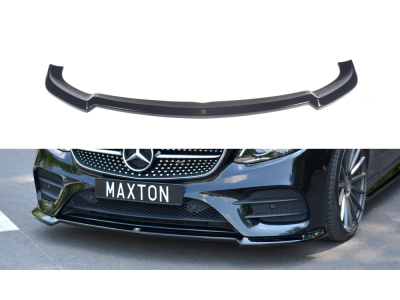 Сплиттер для переднего бампера от Maxton Design на Mercedes E W213 Coupe AMG-Line / E43 AMG