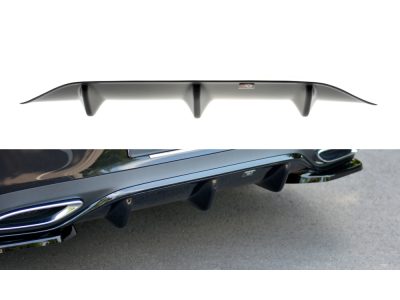 Диффузор заднего бампера от Maxton Design на Mercedes E W213 Coupe AMG-Line / E43 AMG