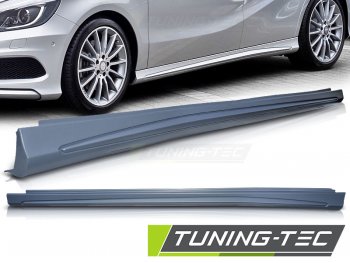 Накладки порогов в стиле AMG 4.5 от Tuning-Tec на Mercedes A класс W176