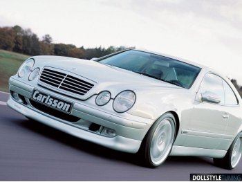 Накладка на передний бампер Carlsson на Mercedes CLK W208