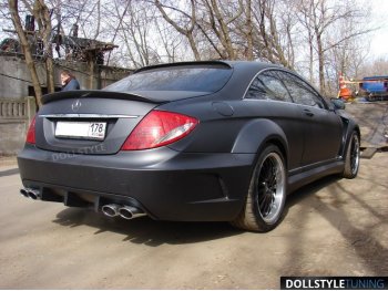 Спойлер на багажник в стиле PD Black Edition V2 на Mercedes CL класс W216 (реплика)