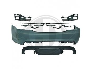 Бампер задний в стиле AMG S65 на Mercedes S класс W221