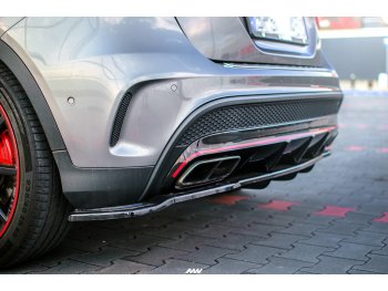 Сплиттер для заднего бампера от Maxton Design на Mercedes GLA X156 45 AMG SUV