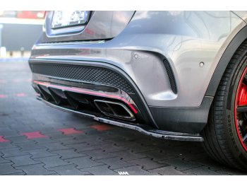 Сплиттер для заднего бампера от Maxton Design на Mercedes GLA X156 45 AMG SUV