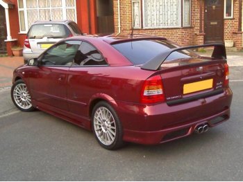 Спойлер на багажник Var2 от Maxton Design на Opel Astra G Coupe / Cabrio