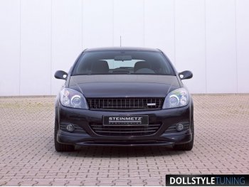 Накладка на передний бампер в стиле Steinmetz для Opel Astra H GTC