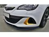 Накладка на передний бампер V3 от Maxton Design на Opel Astra J OPC / VXR