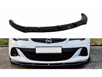 Накладка на передний бампер V3 от Maxton Design на Opel Astra J OPC / VXR