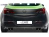 Накладка на задний бампер от RDX Racedesign на Opel Astra J GTC под 2 выхлопа