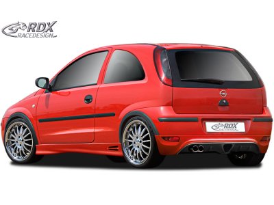 Накладка на задний бампер Var2 от RDX Racedesign на Opel Corsa C